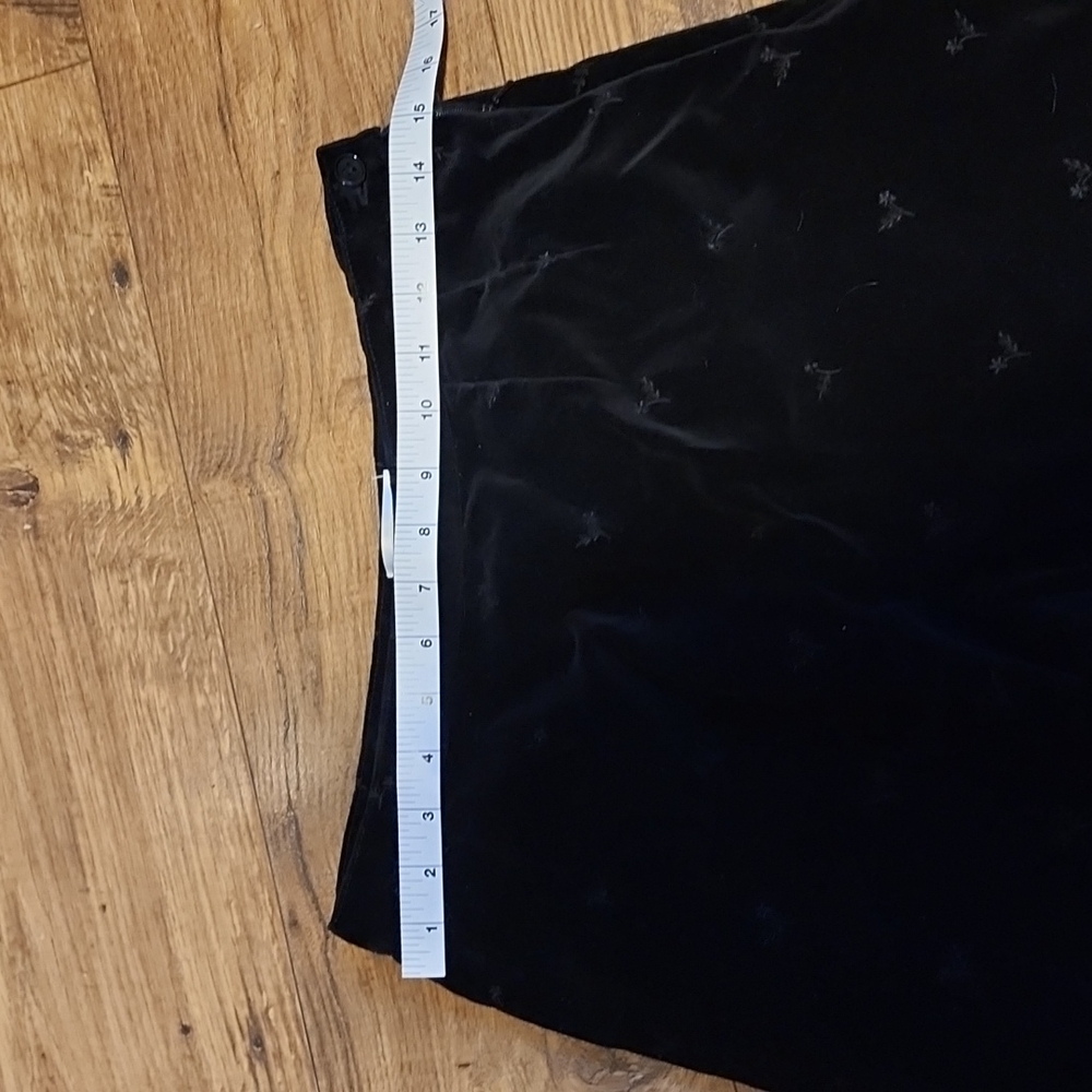 Talbots Velvet Embroidered Pants - Picture 9 of 10